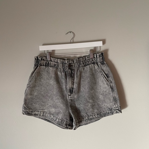 Thread & Supply Black Gray Washed Denim Shorts Size XL - Picture 1 of 4